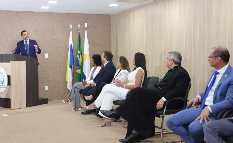 Governador Wanderlei Barbosa destaca parceria entre instituições durante posse do novo defensor público-geral